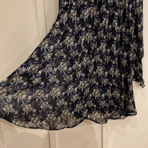 Code x Mode Nordstrom Navy Floral Dress M - Picture 6 of 8